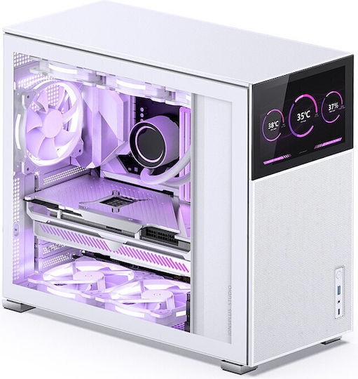 Jonsbo D41 MESH Screen Midi Tower Κουτί Υπολογιστή με Πλαϊνό Παράθυρο Λευκό - Image 6