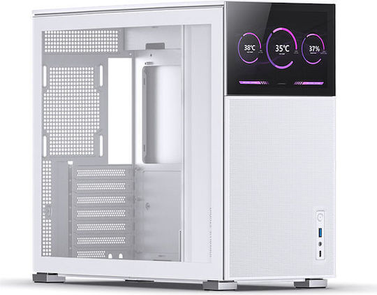 Jonsbo D41 MESH Screen Midi Tower Κουτί Υπολογιστή με Πλαϊνό Παράθυρο Λευκό - Image 10