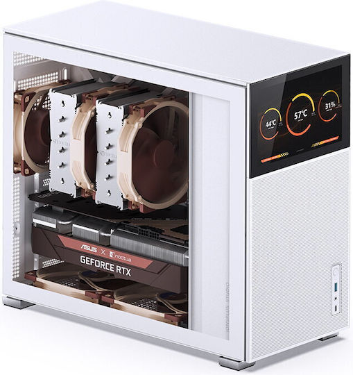 Jonsbo D41 MESH Screen Midi Tower Κουτί Υπολογιστή με Πλαϊνό Παράθυρο Λευκό - Image 11