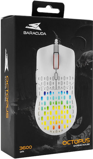 Barracuda BGM-022 Gaming Ποντίκι 3200 DPI Λευκό - Image 6