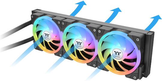 Thermaltake MAGFloe 360 Ultra Υδρόψυξη Επεξεργαστή Τριπλού Ανεμιστήρα 120mm για Socket AM4/AM5/1700/1200/115x με ARGB Φωτισμό - Image 8