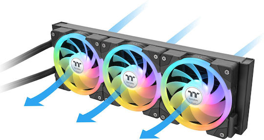Thermaltake MAGFloe 360 Ultra Υδρόψυξη Επεξεργαστή Τριπλού Ανεμιστήρα 120mm για Socket AM4/AM5/1700/1200/115x με ARGB Φωτισμό - Image 9