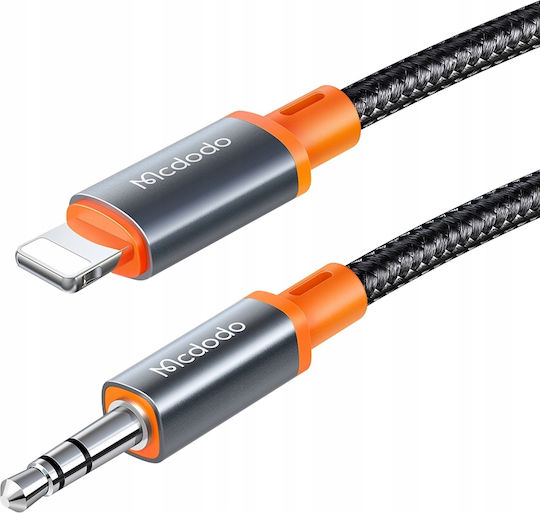 Mcdodo Braided 3.5mm to Lightning Cable Μαύρο 1.8m (CA-0890) - Image 5