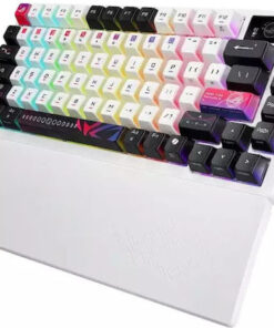 Alternative view of Asus ROG Azoth X Ασύρματο Gaming Μηχανικό Πληκτρολόγιο 75% με ROG NX Snow διακόπτες και RGB φωτισμό (International English) Λευκό