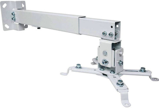 Manhattan Βάση Projector Τοίχου ICA-PM 16 με Μέγιστο Φορτίο 20kg Ασημί - Image 4