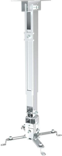 Manhattan Βάση Projector Τοίχου ICA-PM 16 με Μέγιστο Φορτίο 20kg Ασημί - Image 5