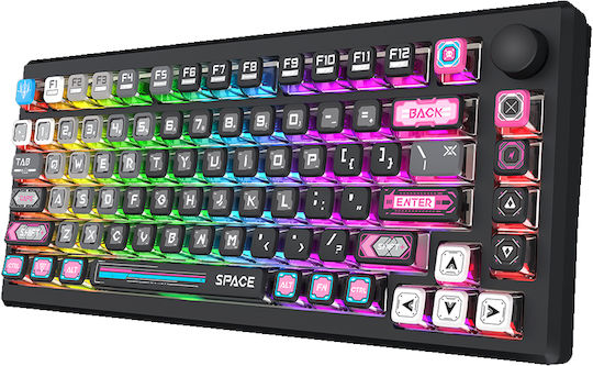 Redragon Uranus Pro 82 Ασύρματο Gaming Μηχανικό Πληκτρολόγιο Tenkeyless με RGB φωτισμό (Αγγλικό US) - Image 7
