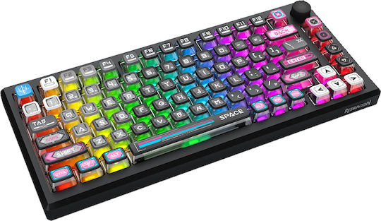Redragon Uranus Pro 82 Ασύρματο Gaming Μηχανικό Πληκτρολόγιο Tenkeyless με RGB φωτισμό (Αγγλικό US) - Image 10