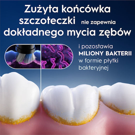 Oral-B iO Gentle Care Ανταλλακτικές Κεφαλές για Ηλεκτρική Οδοντόβουρτσα Black 4τμχ - Image 5