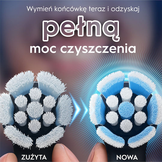 Oral-B iO Gentle Care Ανταλλακτικές Κεφαλές για Ηλεκτρική Οδοντόβουρτσα Black 4τμχ - Image 6