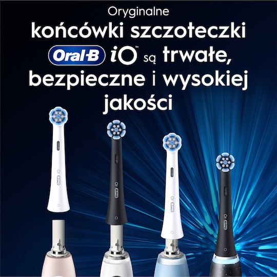 Oral-B iO Gentle Care Ανταλλακτικές Κεφαλές για Ηλεκτρική Οδοντόβουρτσα Black 4τμχ - Image 7