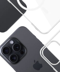 Alternative view of 3MK Clear Magcase Back Cover Σιλικόνης 1.2mm Διάφανο (iPhone 16 Pro)