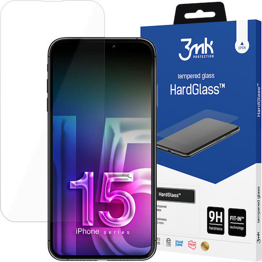 3MK Hardglass Tempered Glass (iPhone 15 Pro Max) - Image 3