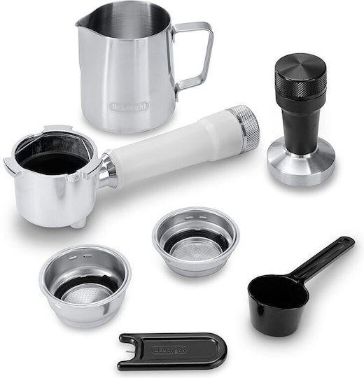 De'Longhi Dedica Duo Μηχανή Espresso 1450W Πίεσης 15bar Λευκή - Image 3
