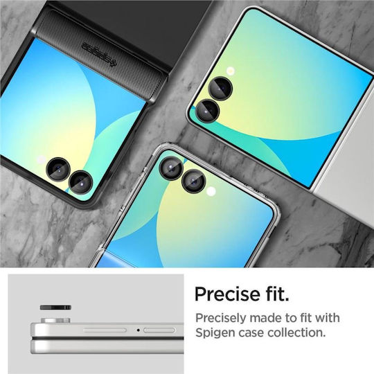 Spigen Optik EZ Fit Προστασία Κάμερας Tempered Glass Μαύρο για το Galaxy Z Flip 7 AGL09587 - Image 10