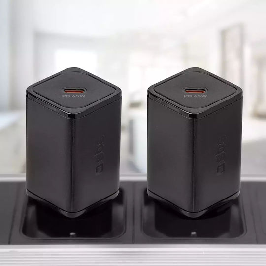 SBS Φορτιστής Χωρίς Καλώδιο GaN με Θύρα USB-C 65W Power Delivery Μαύρος (TRGAN1C65W) - Image 8