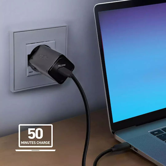 SBS Φορτιστής Χωρίς Καλώδιο GaN με Θύρα USB-C 65W Power Delivery Μαύρος (TRGAN1C65W) - Image 11