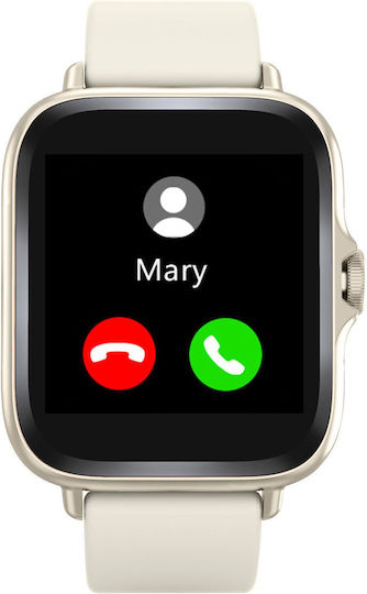 Denver SW-156 Smartwatch με Παλμογράφο (Μπεζ) - Image 6