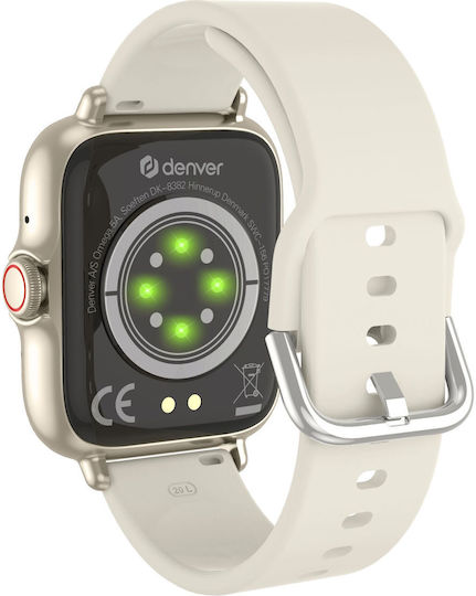 Denver SW-156 Smartwatch με Παλμογράφο (Μπεζ) - Image 4