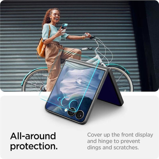 Spigen GLAS.Tr Ez Fit Tempered Glass 2τμχ (Galaxy Z Flip7) AGL09585 - Image 10