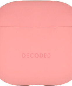Decoded Aircase Θήκη Σιλικόνης σε Ροζ χρώμα για Apple AirPods 1 / AirPods 2