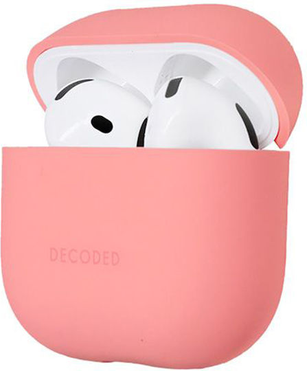 Decoded Aircase Θήκη Σιλικόνης σε Ροζ χρώμα για Apple AirPods 1 / AirPods 2 - Image 6