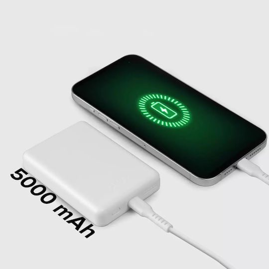 SBS MagSafe Power Bank 5000mAh Λευκό - Image 7