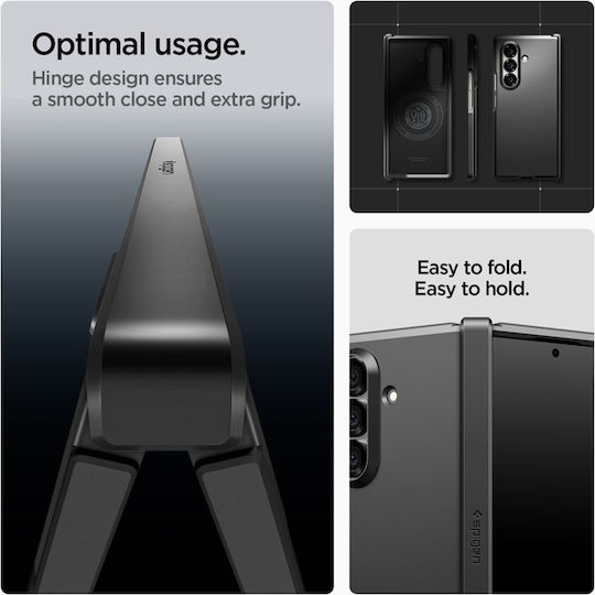 Spigen Tough Back Cover Σιλικόνης / Πλαστικό 1.2mm Μαύρο (Galaxy Z Fold7) ACS09549 - Image 5