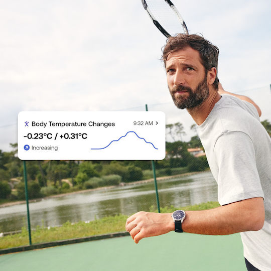 Withings ScanWatch 2 Stainless Steel 42mm Αδιάβροχο με Παλμογράφο (Λευκό) - Image 9