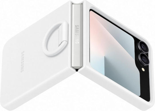 Samsung Book Σιλικόνης Λευκό (Galaxy Z Flip7 FE) EF-PF741TWEGWW - Image 2