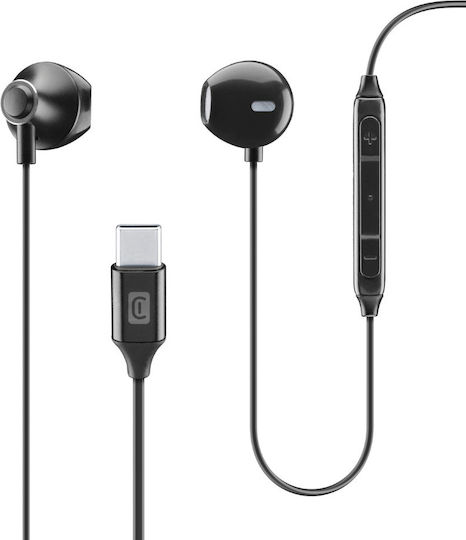 Cellular Line Orbit Earbuds Handsfree με Βύσμα USB-C Μαύρο - Image 2