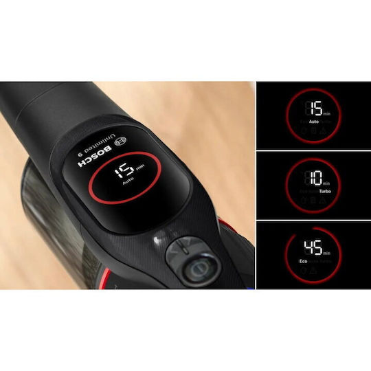Bosch Unlimited 9 Επαναφορτιζόμενη Σκούπα Stick 18V Μαύρη - Image 4