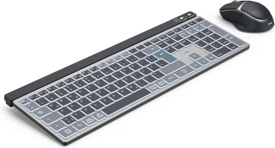 HAMA U8173069 Ασύρματο Bluetooth Σετ Πληκτρολόγιο & Ποντίκι Αγγλικό US Πολύχρωμο - Image 2