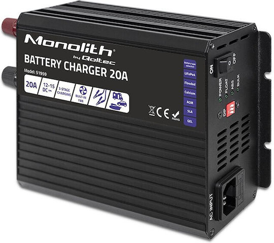 Qoltec Φορτιστής Μπαταρίας Αυτοκινήτου 12V - Image 4