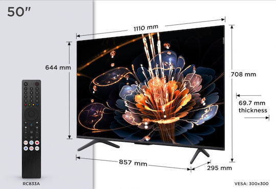 TCL Smart Τηλεόραση 50" 4K UHD Mini LED 50C61KS HDR (2025) - Image 8