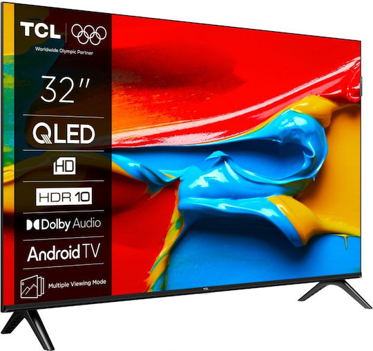 TCL Smart Τηλεόραση 32" HD Ready QLED 32V4C HDR (2025) - Image 3