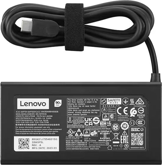 Lenovo USB-C Φορτιστής Laptop 100W 20V 4.75A με Αποσπώμενο Καλώδιο Τροφοδοσίας 4X21M37469 - Image 2