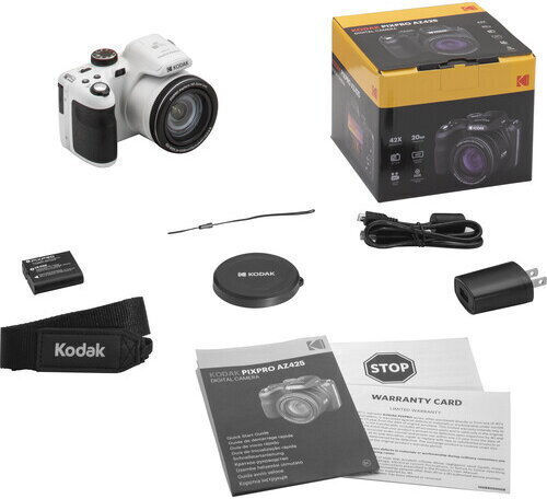 Kodak Astro Zoom AZ425 Compact Φωτογραφική Μηχανή 20MP Οπτικού Ζουμ 42x με Οθόνη 3" και Ανάλυση Video Full HD (1080p) Λευκή - Image 9