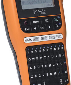 Alternative view of Brother PT-E110VP Ηλεκτρονικός Ετικετογράφος Χειρός σε Πορτοκαλί Χρώμα PT-E110VPYJ1