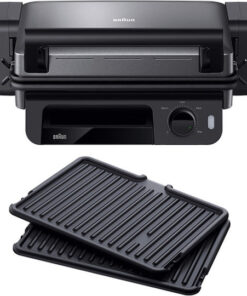 Alternative view of Braun MultiGrill 5 Τοστιέρα Γκριλιέρα με Αποσπώμενες Πλάκες 2000W Μαύρη