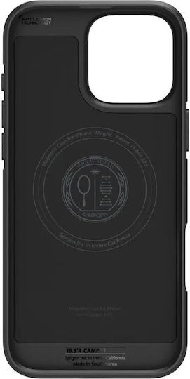 Spigen Core Armor MagFit Back Cover Σιλικόνης 1.2mm Matte Black (iPhone 16 Pro) ACS08158 - Image 3
