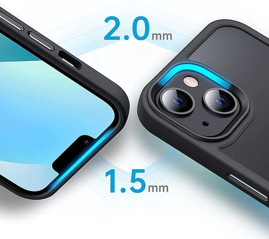 Tech-Protect Magmat MagSafe Back Cover Σιλικόνης / Πλαστικό 2mm Μπλε (iPhone 12 / 12 Pro) - Image 3