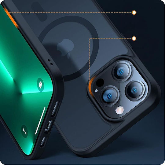 Tech-Protect Magmat Back Cover Σιλικόνης / Πλαστικό Black / Clear (iPhone 15 Pro) - Image 4