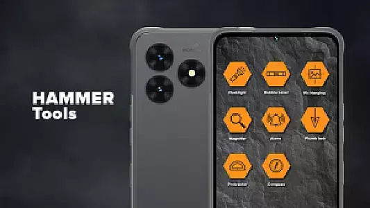 Hammer Blade Va 5G Dual SIM (8/128GB) Ανθεκτικό Smartphone Μαύρο - Image 10