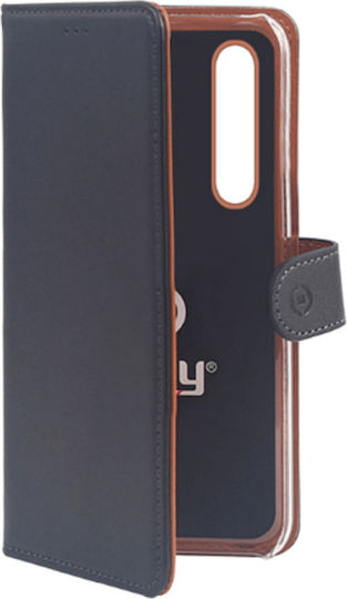Celly Wally Book Δερματίνης Μαύρο (Huawei Mate 10 Lite) WALLY693 - Image 3