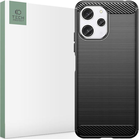 Tech-Protect Back Cover Σιλικόνης Μαύρο (Redmi 12 4G / Redmi 12 5G) - Image 3