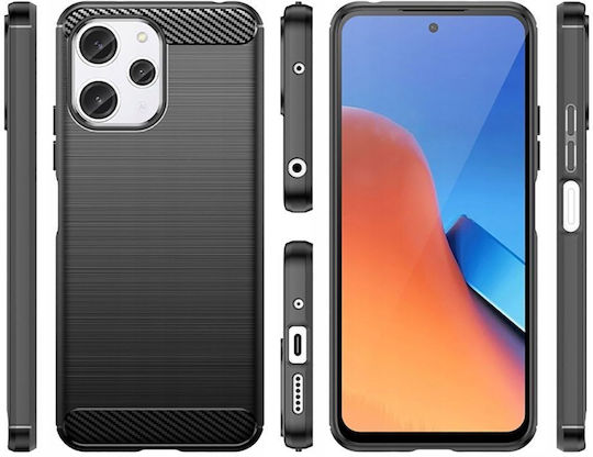 Tech-Protect Back Cover Σιλικόνης Μαύρο (Redmi 12 4G / Redmi 12 5G) - Image 6
