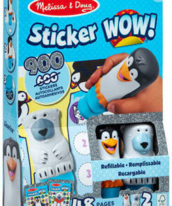 Spinmaster Melissa & Doug Sticker Wow Sticker-stempelset 2er-pack Winter
