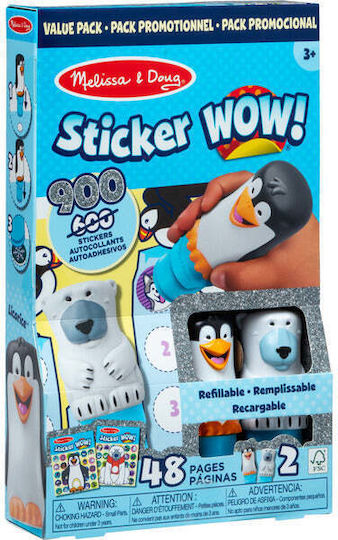 Spinmaster Melissa & Doug Sticker Wow Sticker-stempelset 2er-pack Winter - Image 2