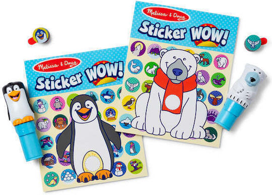 Spinmaster Melissa & Doug Sticker Wow Sticker-stempelset 2er-pack Winter - Image 4